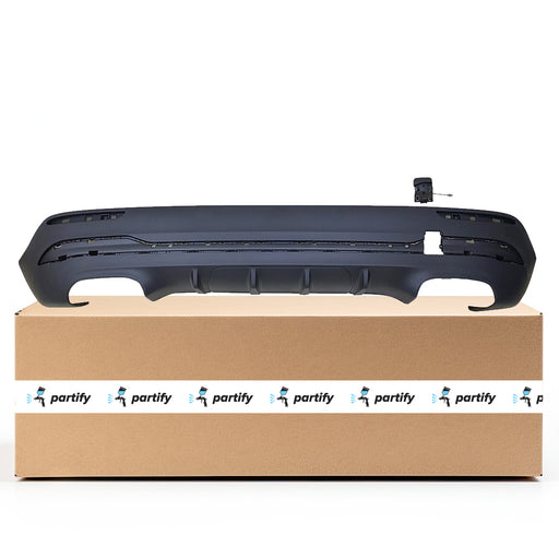2021-2022 Mercedes GLA250 Rear Lower Bumper Without Sensor Holes - MB1115135-Partify-Painted-Replacement-Body-Parts