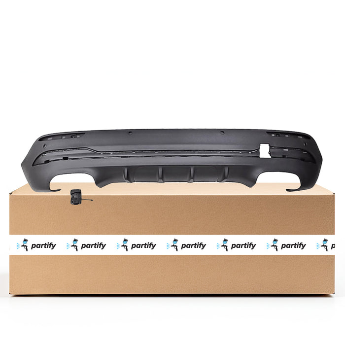2021-2022 Mercedes GLA250 Rear Lower Bumper - MB1115136-Partify-Painted-Replacement-Body-Parts