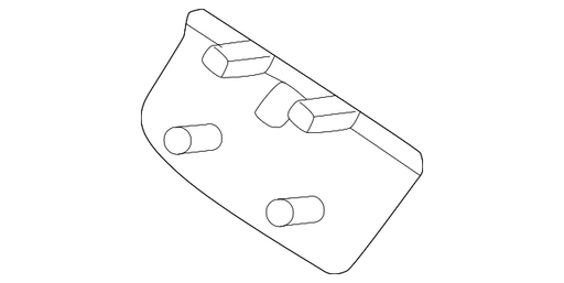 Mercedes-Benz E53 AMG Lower Tow Hook Cover Sedan - MB1129166