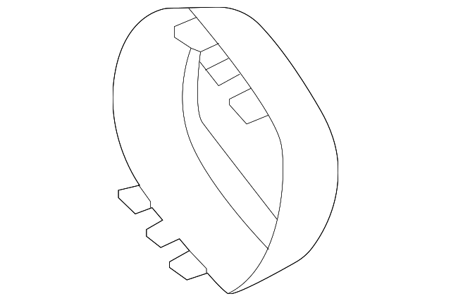 Mercedes-Benz GLB250 Bumper Insert Without AMG Package Exh Cover Bezel - MB1138112