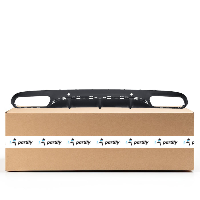2017-2018 Mercedes C63 AMG Rear Lower Bumper - MB1195125-Partify-Painted-Replacement-Body-Parts