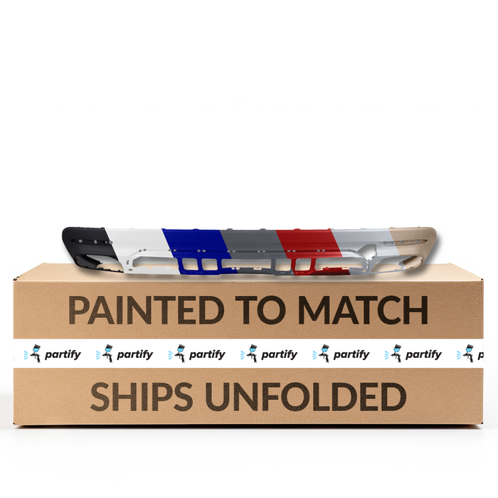 2020-2022 Mercedes GLE350 Rear Lower Bumper Without Sensor Holes - MB1195142-Partify-Painted-Replacement-Body-Parts