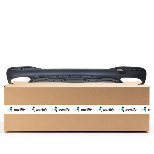 2016-2019 Mercedes GLE300D Rear Lower Bumper - MB1195158-Partify-Painted-Replacement-Body-Parts