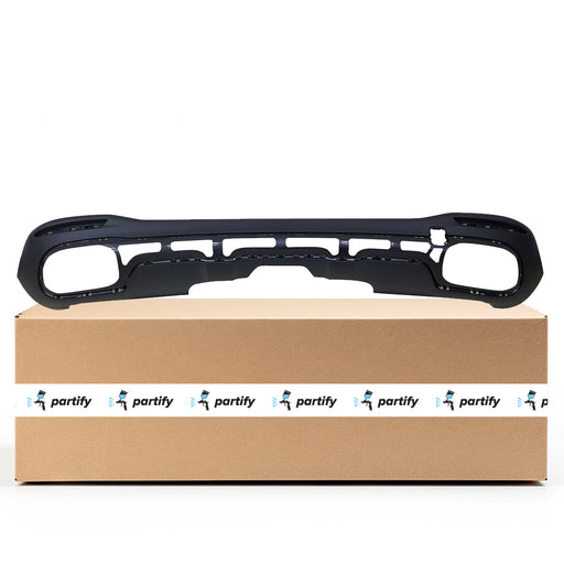 2020-2021 Mercedes GLS450 Rear Lower Bumper With Tow Hook Hole - MB1195162-Partify-Painted-Replacement-Body-Parts