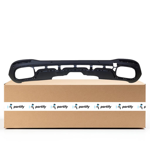 2020-2022 Mercedes GLS450 Rear Lower Bumper With Tow Hook Hole - MB1195164-Partify-Painted-Replacement-Body-Parts