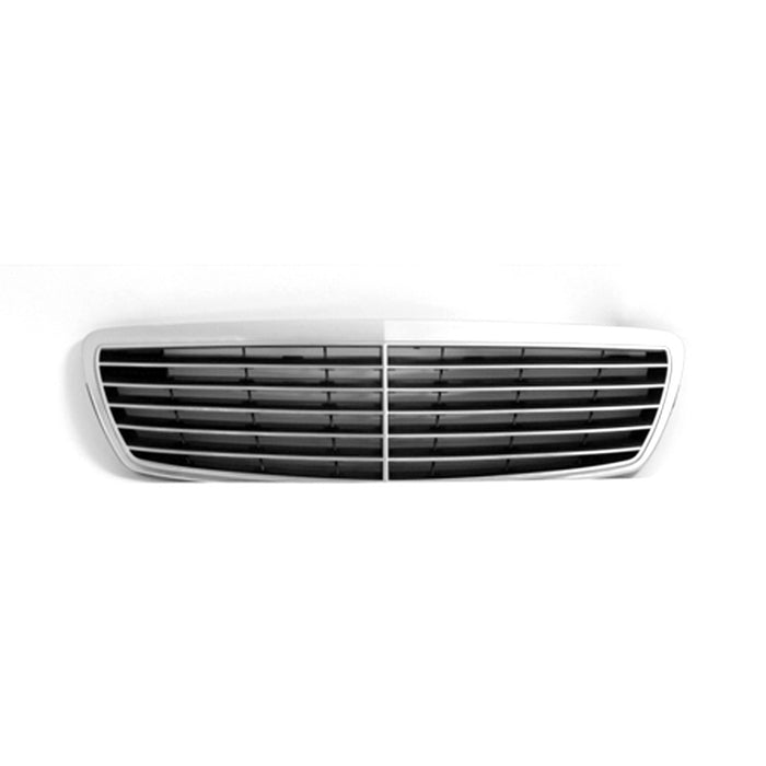 2000-2002 Mercedes-Benz E320/E430/E55 AMG Grille Bright & Classic/Elegance Assembly 4 Door Sedan - MB1200119-Partify-Painted-Replacement-Body-Parts