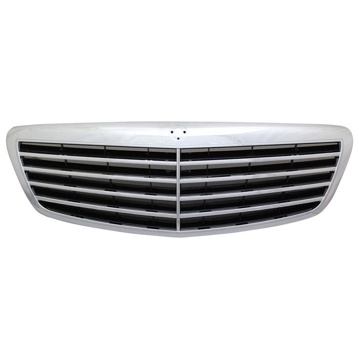 2007-2010 Mercedes-Benz S550/S600/S65 AMG Grille W/O Proximity Cruise Control Assembly - MB1200136-Partify-Painted-Replacement-Body-Parts