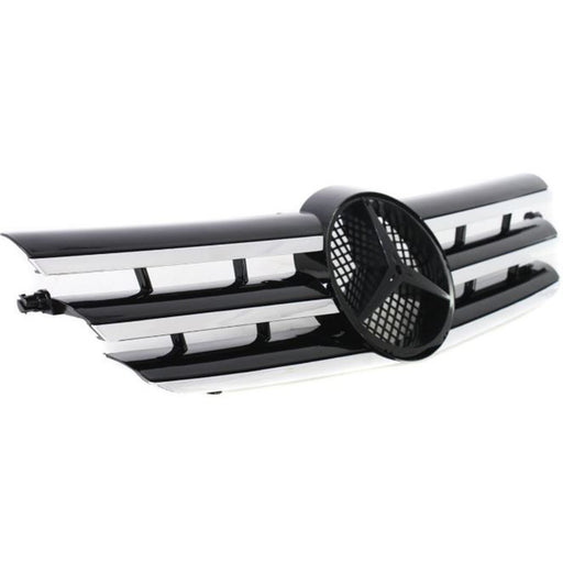 2002-2003 Mercedes-Benz C230/C320 Grille Gray Assembly Coupe - MB1200150-Partify-Painted-Replacement-Body-Parts