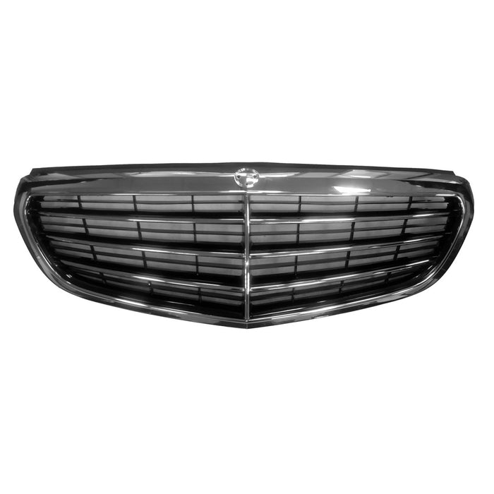 2014-2016 Mercedes-Benz E350 Grille S212 W/O Amg Styling Pkg W/O Dist Cruise W/O Camera Elegance Pkg Assembly Wagon - MB1200165-Partify-Painted-Replacement-Body-Parts