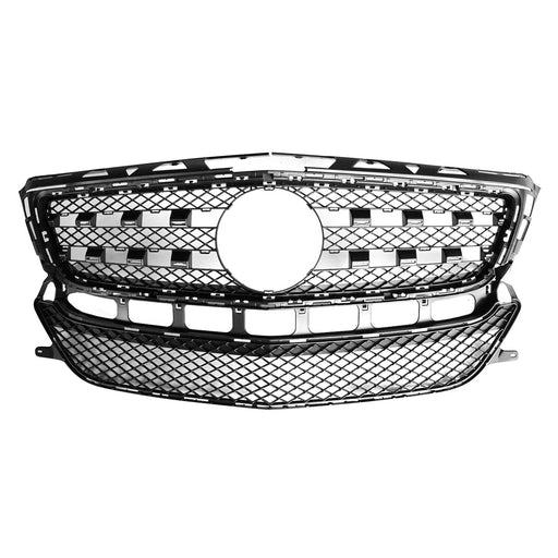 2012-2015 Mercedes-Benz CLS550 Grille W218 W/O Amg Styling Pkg W/O Parktronic Assembly - MB1200166-Partify-Painted-Replacement-Body-Parts