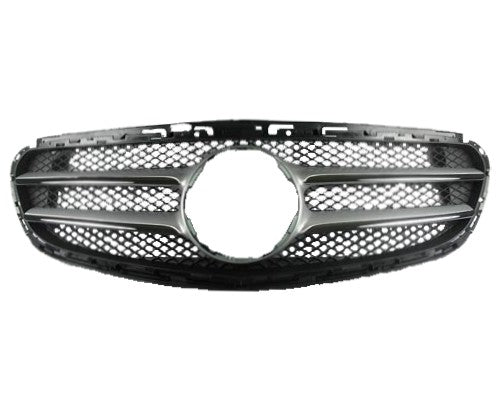 2014-2016 Mercedes-Benz E300/E350/E400/E550 Hybrid Grille W212/S212 W/Amg Styling Pkg W/O Camera Assembly Assembly Sedan/Wagon - MB1200168-Partify-Painted-Replacement-Body-Parts
