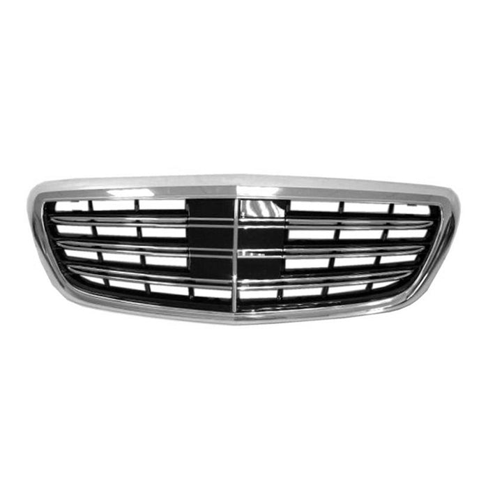 2015-2017 Mercedes-Benz S600 Grille W222 W/O Night View Assembly Sedan - MB1200176-Partify-Painted-Replacement-Body-Parts