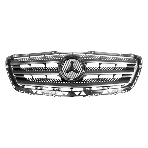 2014-2018 Mercedes-Benz Sprinter 2500/3500 Grille Assembly Black Assembly - MB1200194-Partify-Painted-Replacement-Body-Parts
