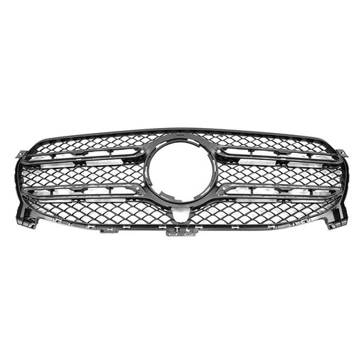 2020-2023 Mercedes-Benz GLE350/GLE450/GLE580 Grille W167 W/O Amg Styling Pkg W/F/View Camera W/Distronic Cruise Control Assembly - MB1200213-Partify-Painted-Replacement-Body-Parts
