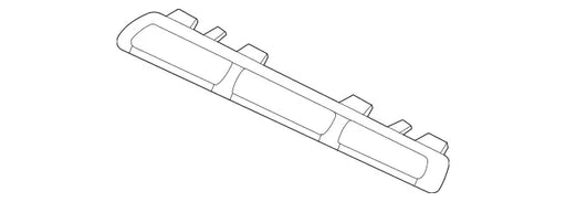 Mercedes-Benz GLE350/GLE450 SUV Grille Molding Without AMG Package - MB1212113