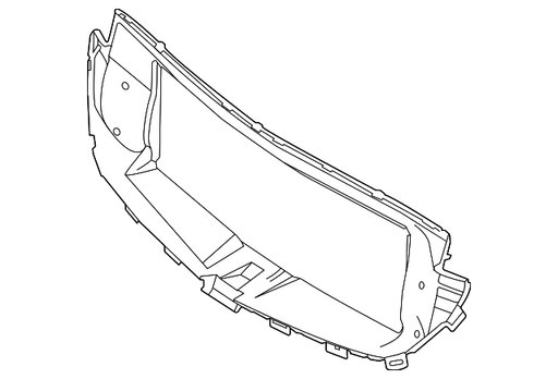 Mercedes-Benz GLC300/GLC350e Grille Air Deflector Without AMG Package - MB1218105