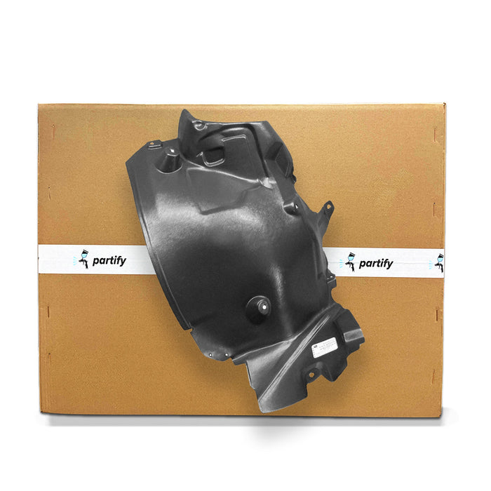 2008-2011 Mercedes-Benz C230/C300/C350 Rear CAPA Certified Driver Side Fender Liner W204 - MB1248146C-Partify-Painted-Replacement-Body-Parts