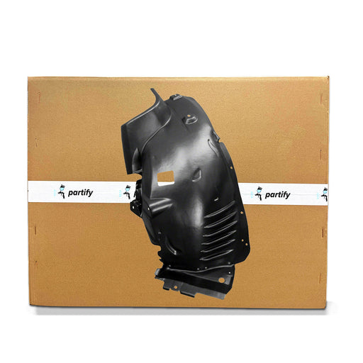 2012-2014 Mercedes-Benz C250/C300/C350 Front CAPA Certified Driver Side Fender Liner W204 Coupe/Sedan - MB1248173C-Partify-Painted-Replacement-Body-Parts