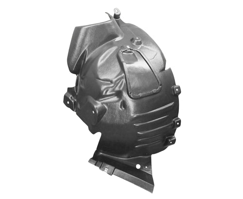 2014-2017 Mercedes-Benz E350/E400/E550 Driver Side Fender Liner A207 Convertible/Coupe - MB1248176-Partify-Painted-Replacement-Body-Parts