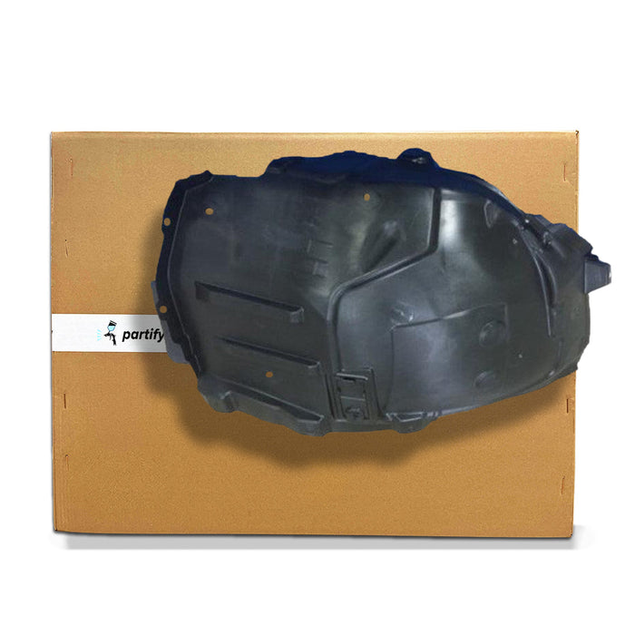 2017-2022 Mercedes E300 Front CAPA Certified Driver Side Fender Liner Front Section Injection Molded - MB1248185C-Partify-Painted-Replacement-Body-Parts