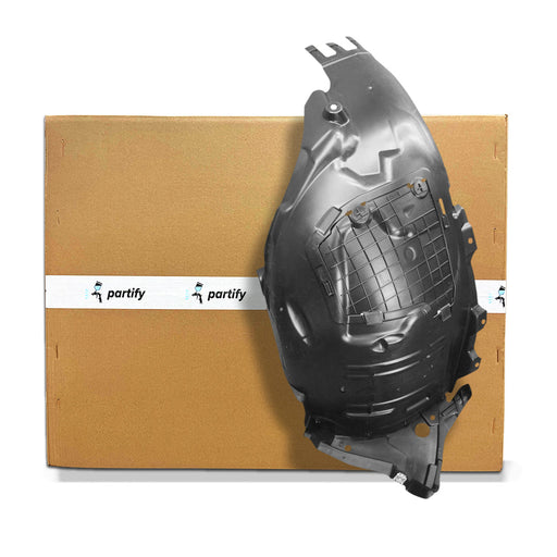 2017-2023 Mercedes C300 Coupe Front CAPA Certified Driver Side Fender Liner Forward - MB1248193C-Partify-Painted-Replacement-Body-Parts