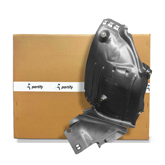 2017-2023 Mercedes-Benz C300/C43 AMG CAPA Certified Driver Side Fender Liner A205 From 4-11-17 Rear Convertible/Coupe/Sedan/Wagon - MB1248195C-Partify-Painted-Replacement-Body-Parts