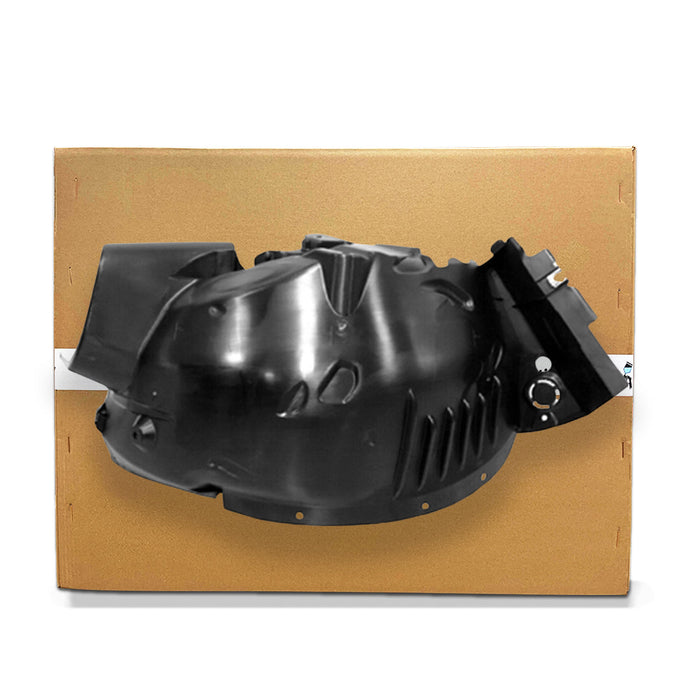 2008-2011 Mercedes-Benz C230/C300/C350 CAPA Certified Passenger Side Fender Liner W204 Front - MB1249145C-Partify-Painted-Replacement-Body-Parts