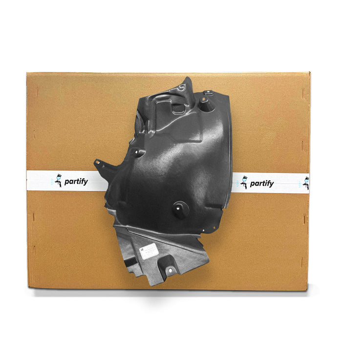 2008-2011 Mercedes-Benz C230/C300/C350 Rear CAPA Certified Passenger Side Fender Liner W204 - MB1249146C-Partify-Painted-Replacement-Body-Parts