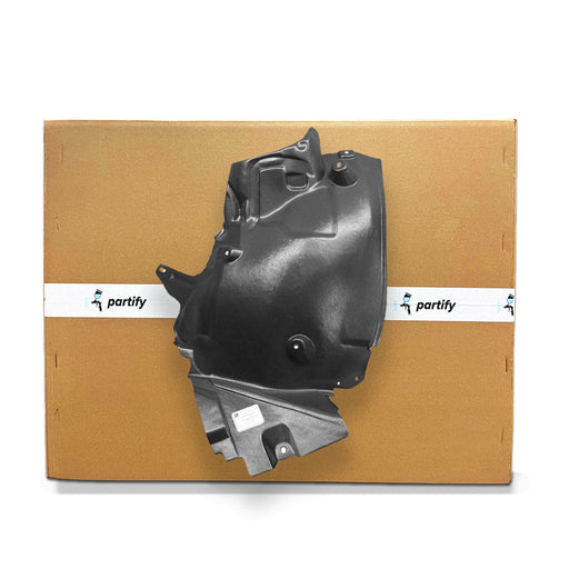 2008-2011 Mercedes-Benz C230/C300/C350 Rear CAPA Certified Passenger Side Fender Liner W204 - MB1249146C-Partify-Painted-Replacement-Body-Parts