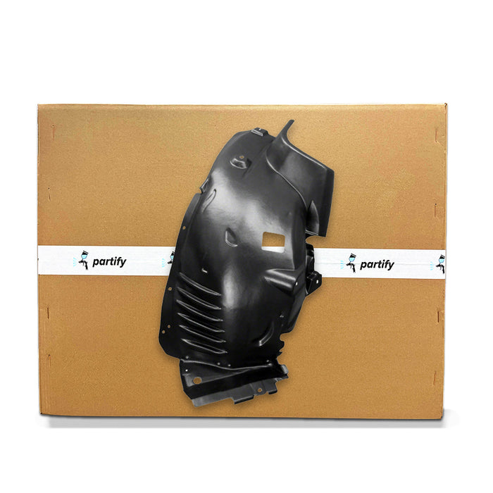 2012-2014 Mercedes-Benz C250/C300/C350 Front CAPA Certified Passenger Side Fender Liner W204 Coupe/Sedan - MB1249173C-Partify-Painted-Replacement-Body-Parts
