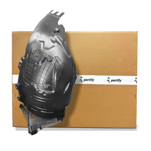 2017-2023 Mercedes C300 Coupe Front CAPA Certified Passenger Side Fender Liner Forward - MB1249193C-Partify-Painted-Replacement-Body-Parts