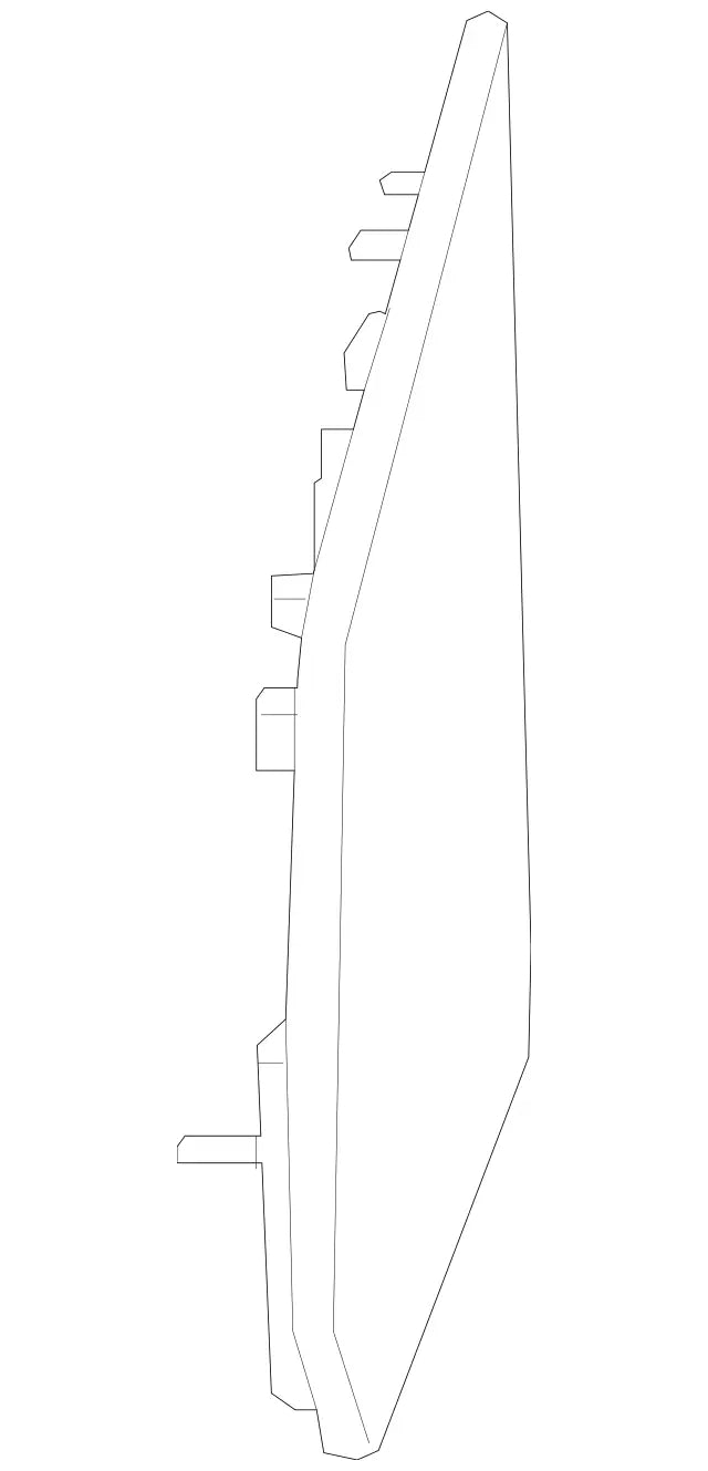 Mercedes-Benz Metris Door Mirror Glass With Blind Spot Detection - MB1324118