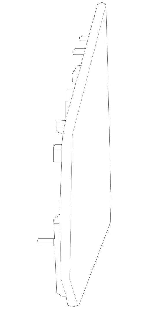 Mercedes-Benz Metris Door Mirror Glass Without Blind Spot Detection - MB1325117