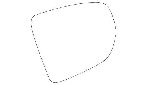 Mercedes-Benz C300/C400/C43 AMG/C450 AMG/C63 AMG/GLC300/GLC43 AMG/GLC63 AMG/S450/S550/S560/S600 Non-Electrochromic Door Mirror Glass Convertible Without Blind Spot Detection - MB1325122