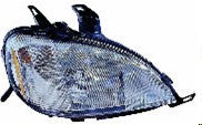 1998-2001 Mercedes-Benz ML320/ML430 Passenger Side Headlight Assembly Halogen W/Sport Pkg Composite - MB2503125-Partify-Painted-Replacement-Body-Parts