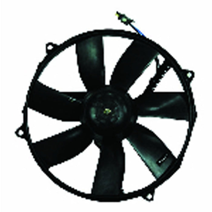 1992-1999 Mercedes-Benz 300SD/300SE/400SE/400SEL/500SEL/600SEL/S320/S350/S420/S500/S600 Engine Cooling Fan Assembly Auxillary Fan & Motor W/O Shroud 4 Door Sedan - MB3115105-Partify-Painted-Replacement-Body-Parts