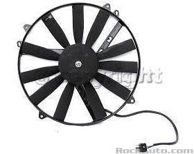 1986-1989 Mercedes-Benz 260E/300E Engine Cooling Fan Assembly Auxillary Fan & Motor W/O Shroud From Vin A906405 - MB3115111-Partify-Painted-Replacement-Body-Parts