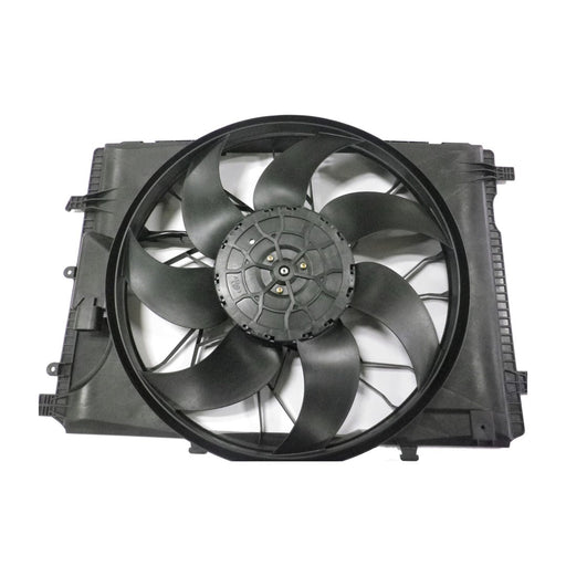 2008-2016 Mercedes-Benz C300/C350/C63 AMG/E350/E550/GLK250/GLK350/SLK250/SLK300/SLK350 Engine Cooling Fan Assembly W204 Convertible/Coupe/Sedan - MB3115122-Partify-Painted-Replacement-Body-Parts