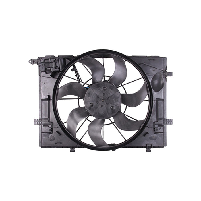 2015-2023 Mercedes-Benz C300/C400/C43 AMG Engine Cooling Fan Assembly W205 Single Fan Assy 2L L4 Turbocharged/3L V6 Turbocharged Convertible/Coupe/Sedan - MB3115130-Partify-Painted-Replacement-Body-Parts