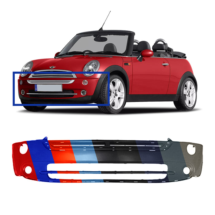 2005-2008 MINI Cooper Front Bumper Convertible - MC1000106-Partify-Painted-Replacement-Body-Parts