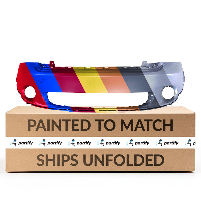 2011-2016 Mini Cooper Countryman Base CAPA Certified Front Bumper R60 W/Chrome Trim - MC1000115C-Partify-Painted-Replacement-Body-Parts