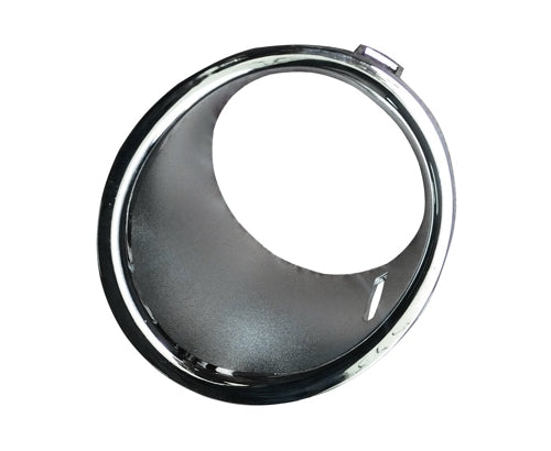 2007-2010 Mini Cooper Base Front Driver Side Bumper Insert R56 W/O Aero Pkg Fog Lamp Bezel Chrome Convertible/Hatchback - MC1038101-Partify-Painted-Replacement-Body-Parts