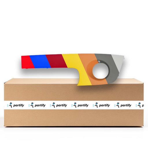 2007-2010 Mini Cooper Hatchback/Clubman/Convertible Driver Side Fog Light Trim Panel Without Aero Ground Effect & For Base Models - MC1038103-Partify-Painted-Replacement-Body-Parts