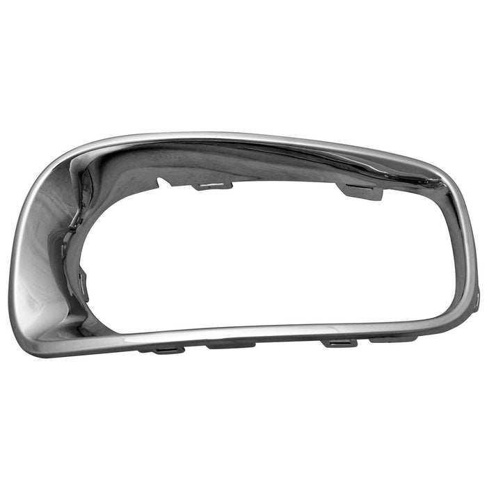 2017-2020 Mini Cooper Countryman Base/S/S E ALL4 Front Driver Side Bumper Insert F60 W/O Jcw Pkg W/Off Road Pkg Fog Lamp Bezel Chrome - MC1038110-Partify-Painted-Replacement-Body-Parts