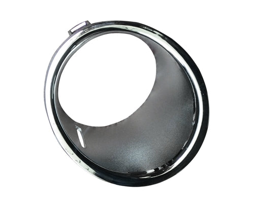 2007-2010 Mini Cooper Base Front Passenger Side Bumper Insert R56 W/O Aero Pkg Fog Lamp Bezel Chrome Convertible/Hatchback - MC1039101-Partify-Painted-Replacement-Body-Parts