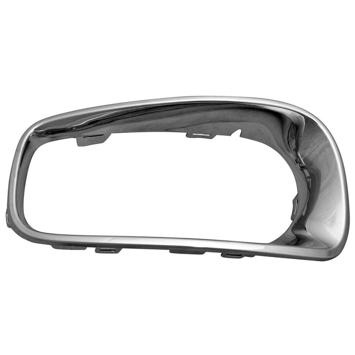 2017-2020 Mini Cooper Countryman Base/S/S E ALL4 Front Passenger Side Bumper Insert F60 W/O Jcw Pkg W/Off Road Pkg Fog Lamp Bezel Chrome - MC1039110-Partify-Painted-Replacement-Body-Parts