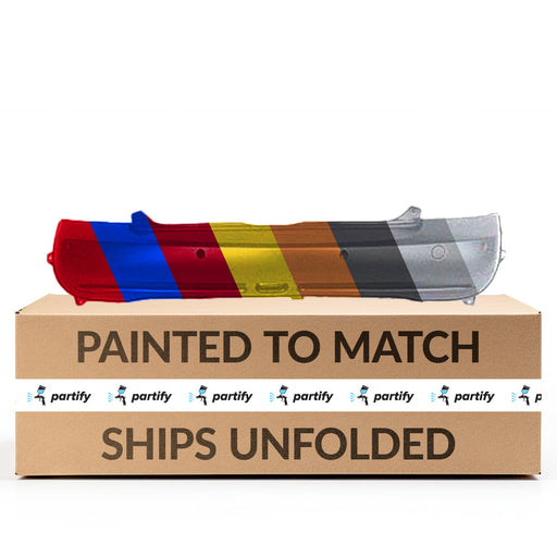 2005-2006 Mini Cooper Base CAPA Certified Rear Bumper W/O Ground Effects W/O Bright Trim W/Park Sensor Hatchback - MC1100113C-Partify-Painted-Replacement-Body-Parts