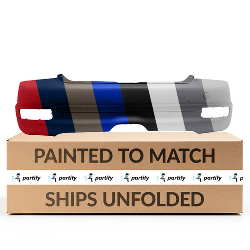 2007-2010 Mini Cooper S/S Clubman CAPA Certified Rear Bumper W/Ground Effects W/O Rear Object Sensors - MC1100123C-Partify-Painted-Replacement-Body-Parts