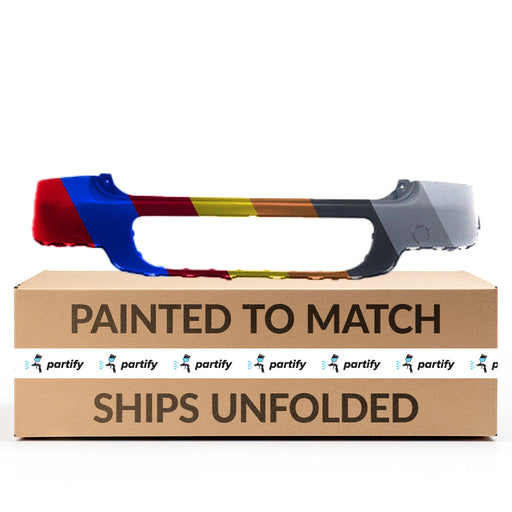 2011-2016 Mini Cooper Countryman Base Rear Bumper R60 W/Chrome Trim W/O Rear Object Sensors - MC1100138-Partify-Painted-Replacement-Body-Parts