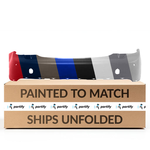 2015-2021 Mini Cooper 4-Door Hardtop Base Rear Bumper With Sensor Holes - MC1100163-Partify-Painted-Replacement-Body-Parts